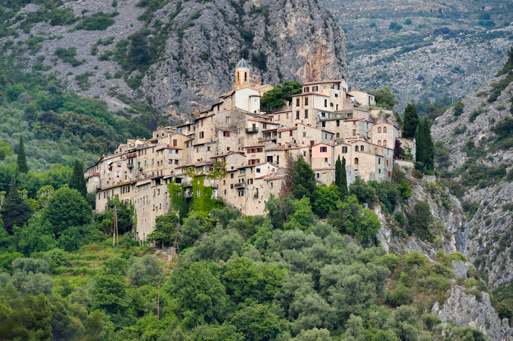 Peillon dans les Alpes Maritimes