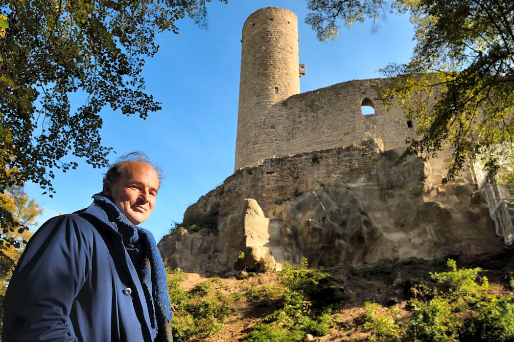 Guillaume d’Andlau, propriétaire du château. Confisqué en 1796, celui-ci a pu être racheté par sa famille durant la Restauration (1814-1830).