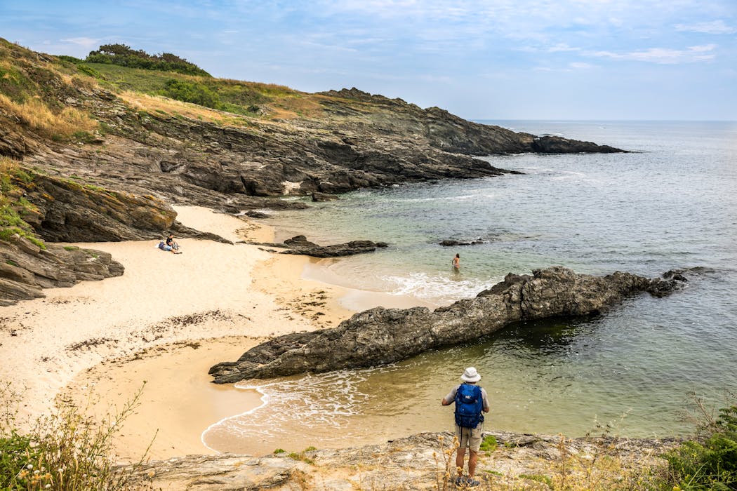 la crique du Stank sur la côte sud.