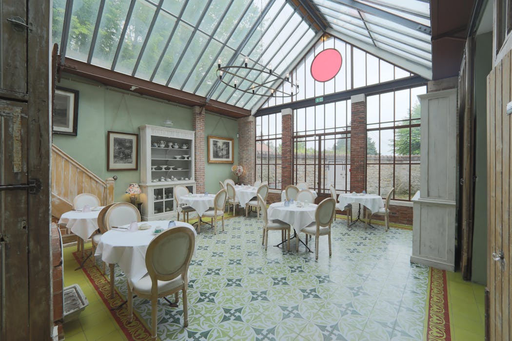 Le salon de thé du château de Rosa Bonheur à By-Thomery en Seine-et-Marne