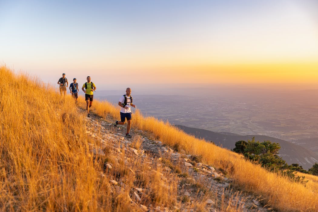 Trail sur la Montagne de la Lance dans la Drôme
