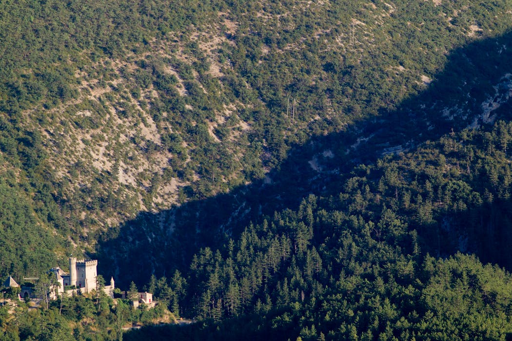 Château d'Aulan en Drôme provençale