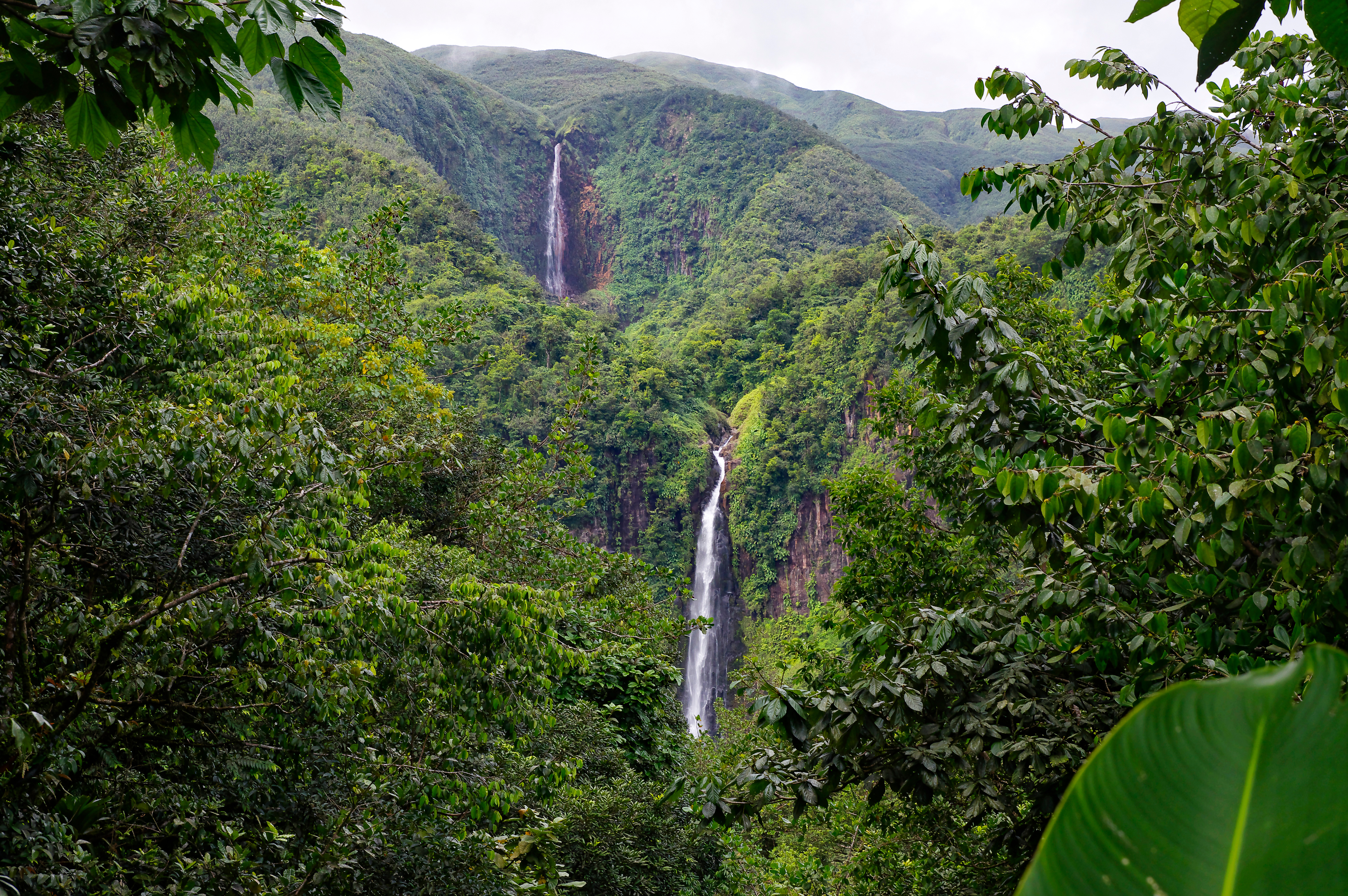 Les chutes du Carbet en Guadeloupe
