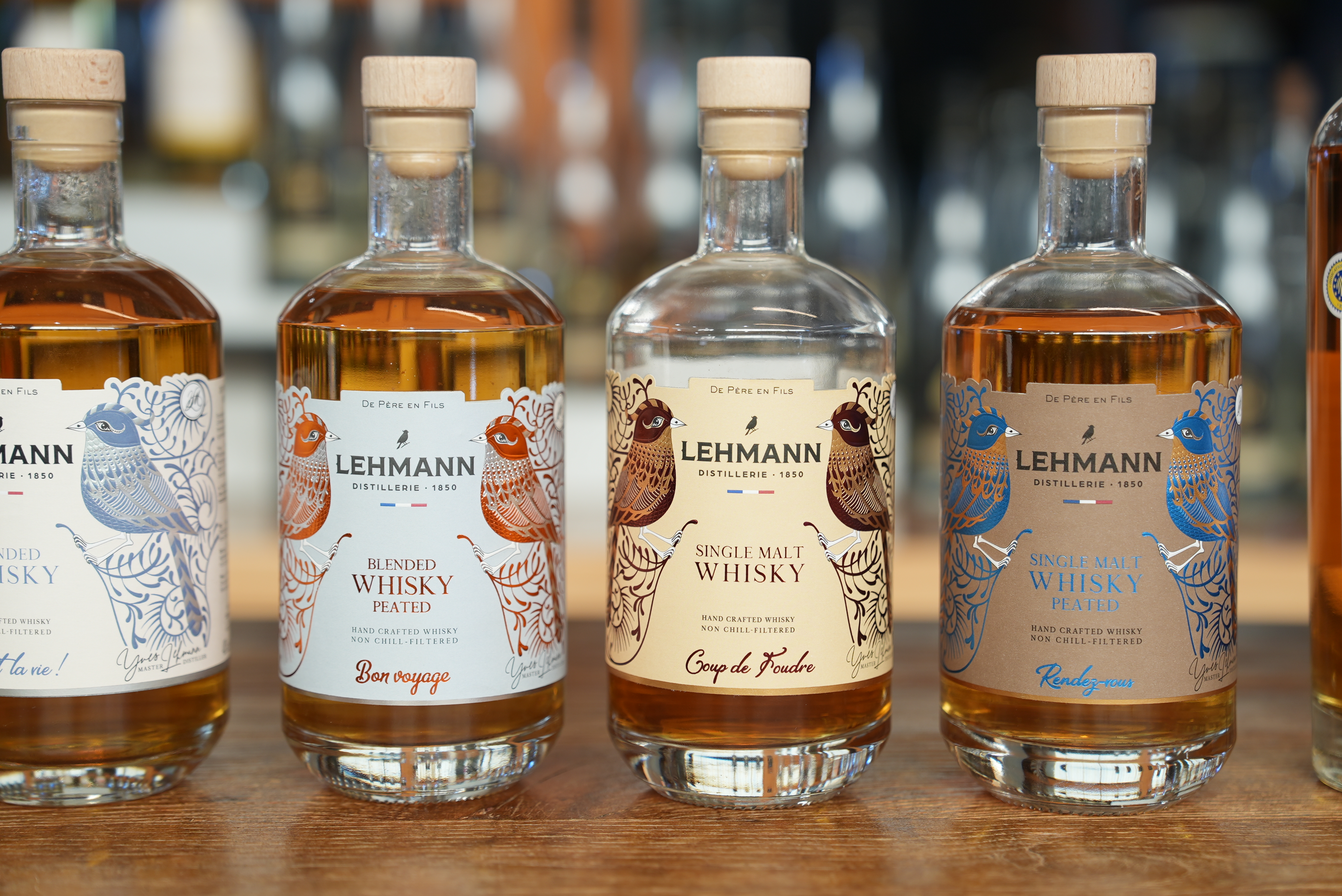 Bouteilles de la distillerie Lehmann