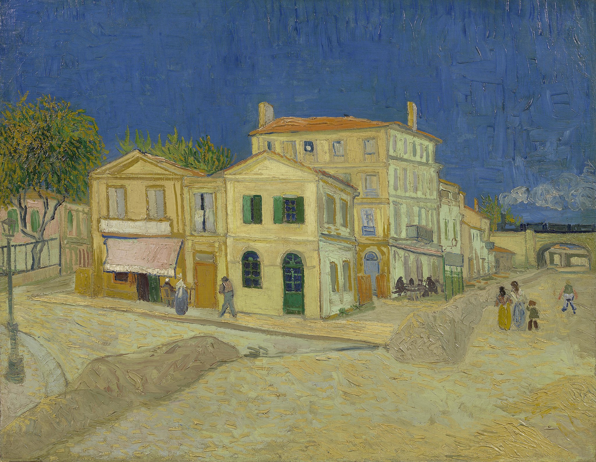 Vincent Van Gogh, La maison jaune ou La rue, 1888, huile sur toile, Van Gogh Museum, Amsterdam