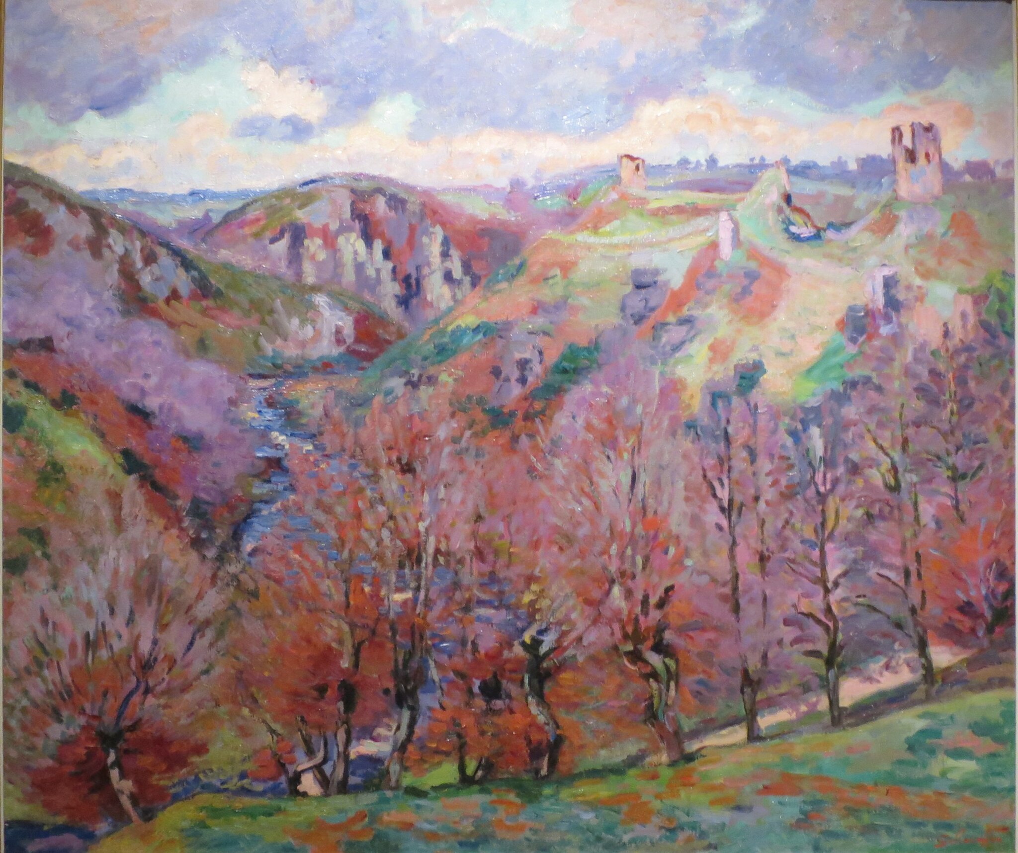 Armand Guillaumin, Paysage aux ruines, 1897, huile sur toile, Musée Pouchkine, Moscou