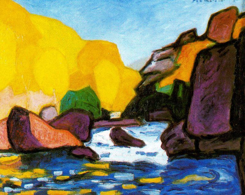 Francis Picabia, Bords de la Sédelle, 1909, huile sur toile, Centre Pompidou, Paris