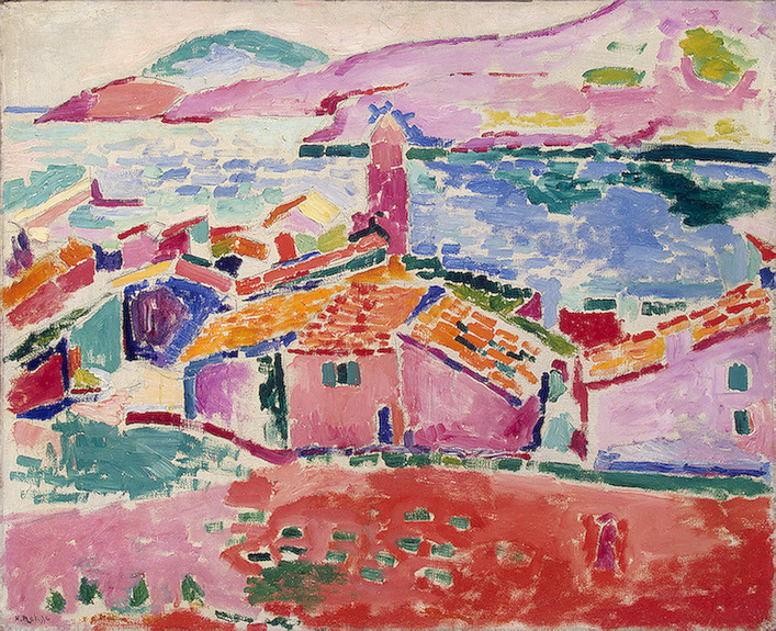 Henri Matisse, Les Toits de Collioure, 1905, huile sur toile, Musée de l’Ermitage, Saint-Pétersbourg