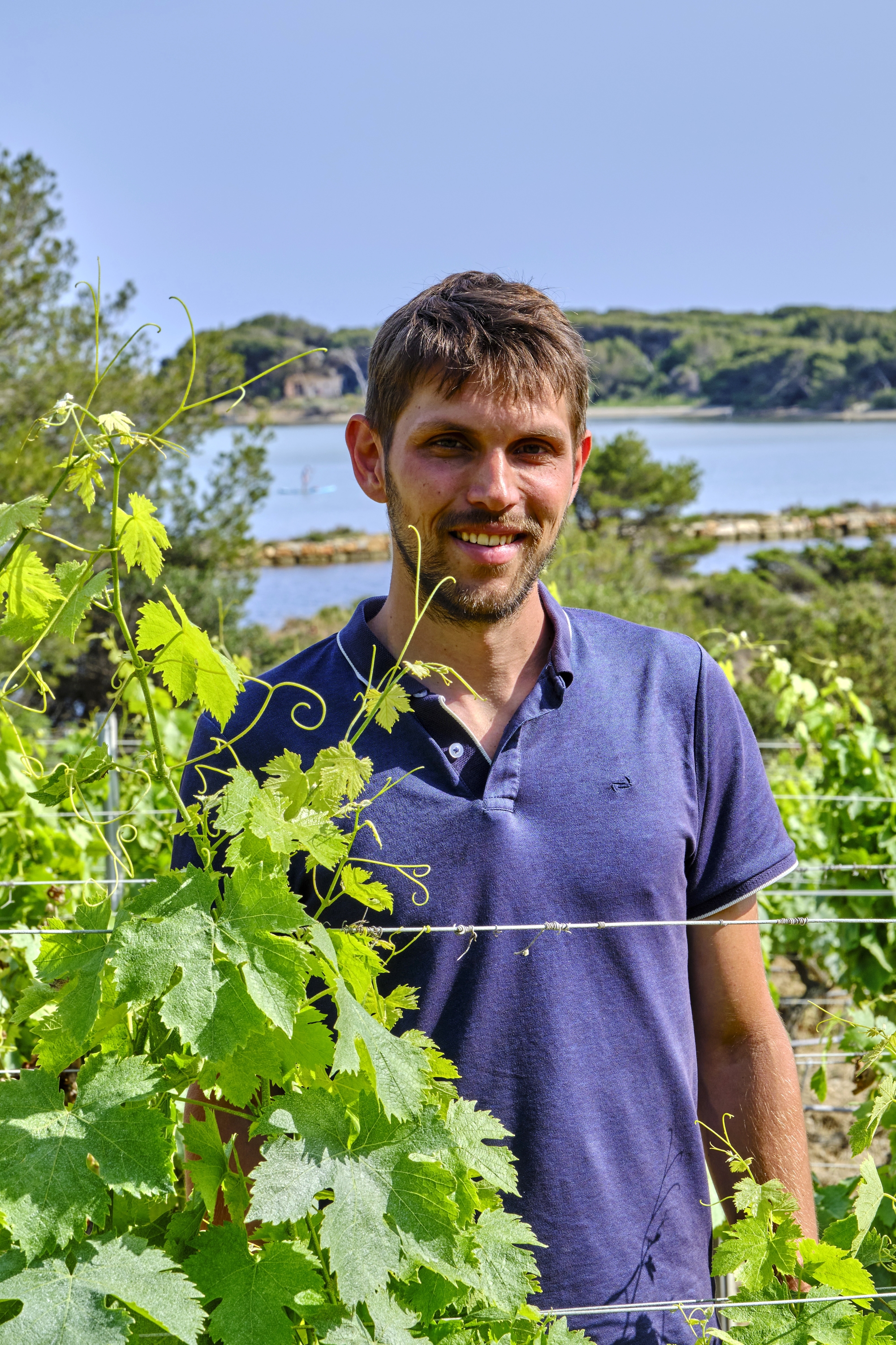 Laurent David, responsable du domaine des Embiez.