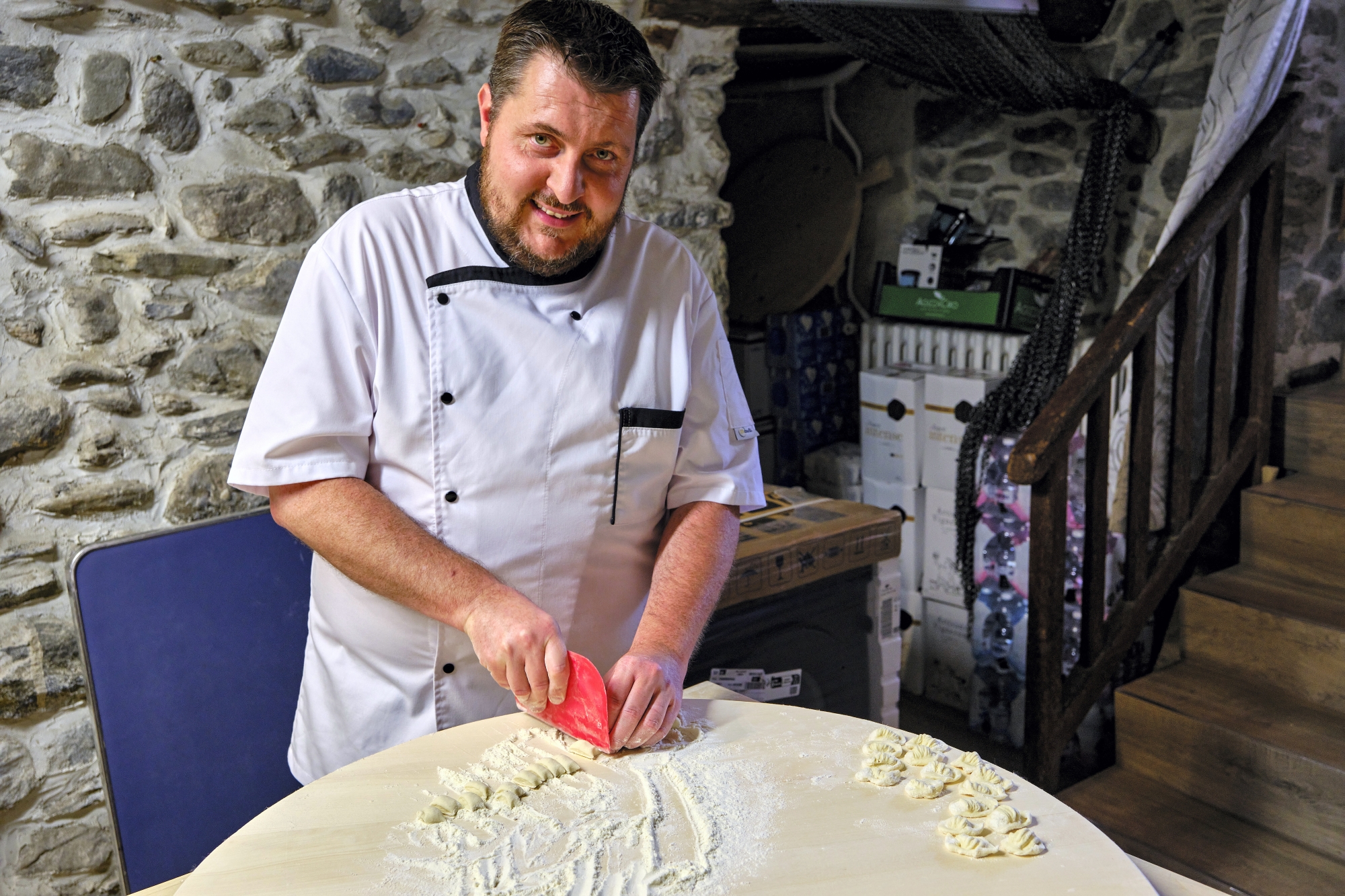 Patrick Teisseire, chef à l'auberge Saint-Martin.