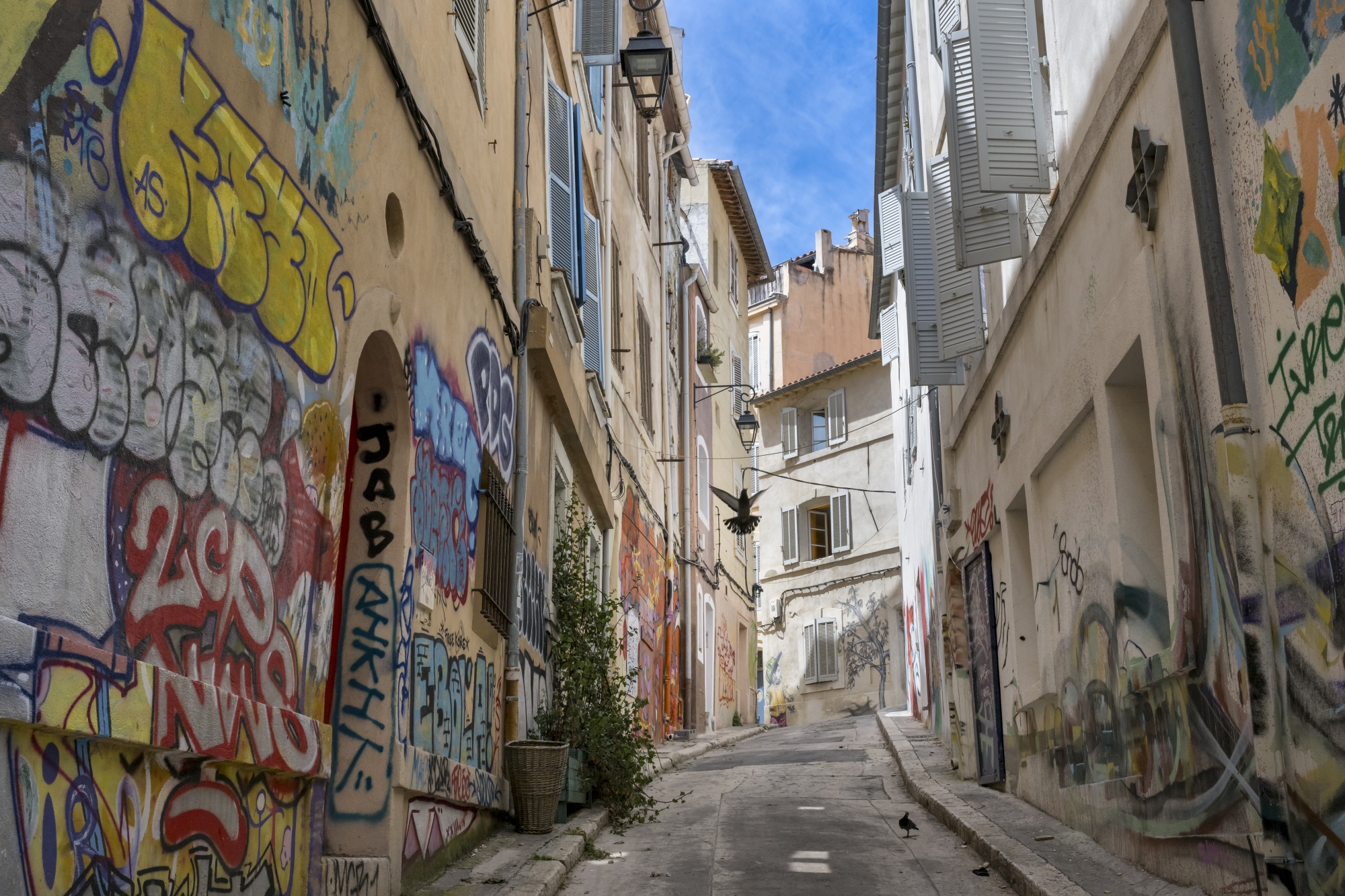  Le Quartier du Panier, musée à ciel ouvert du street art.