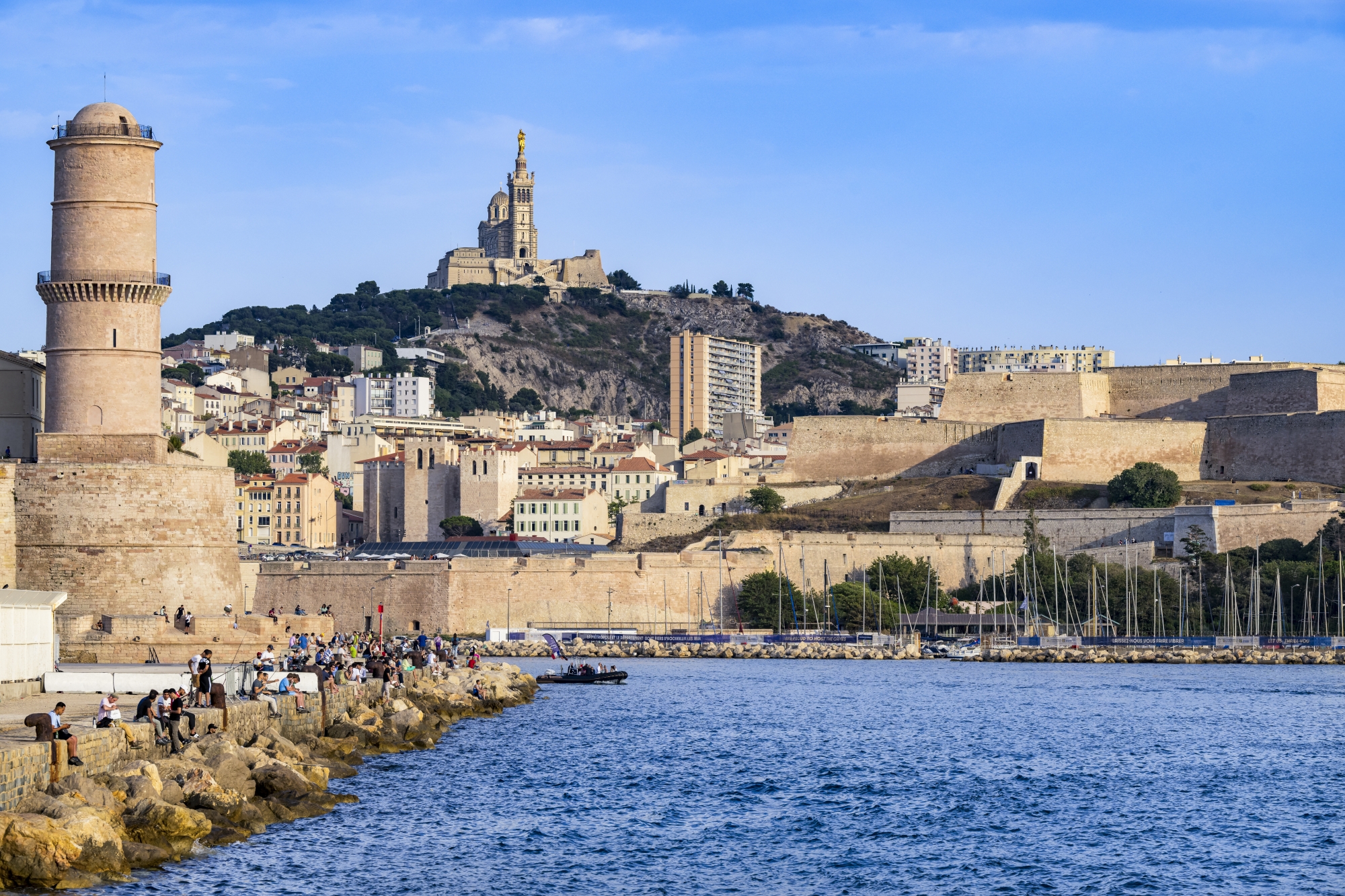 La Citadelle de Marseille, place forte de la ville.