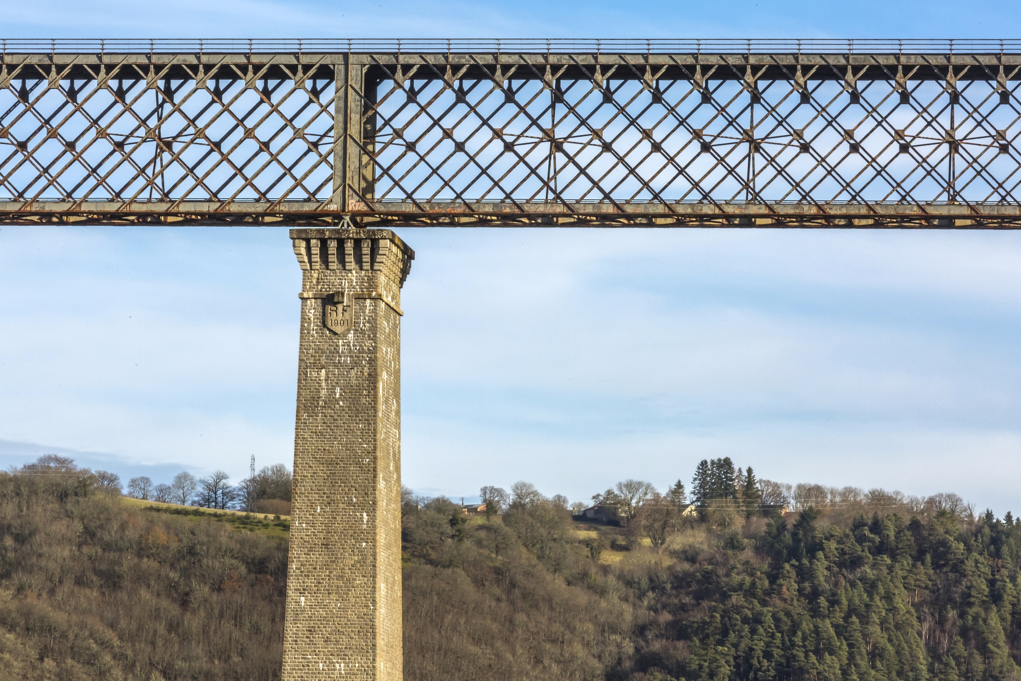 VIADUC DES FADES, LES ANCIZES COMPS, (63) PUY DE DOME, AUVERGNE