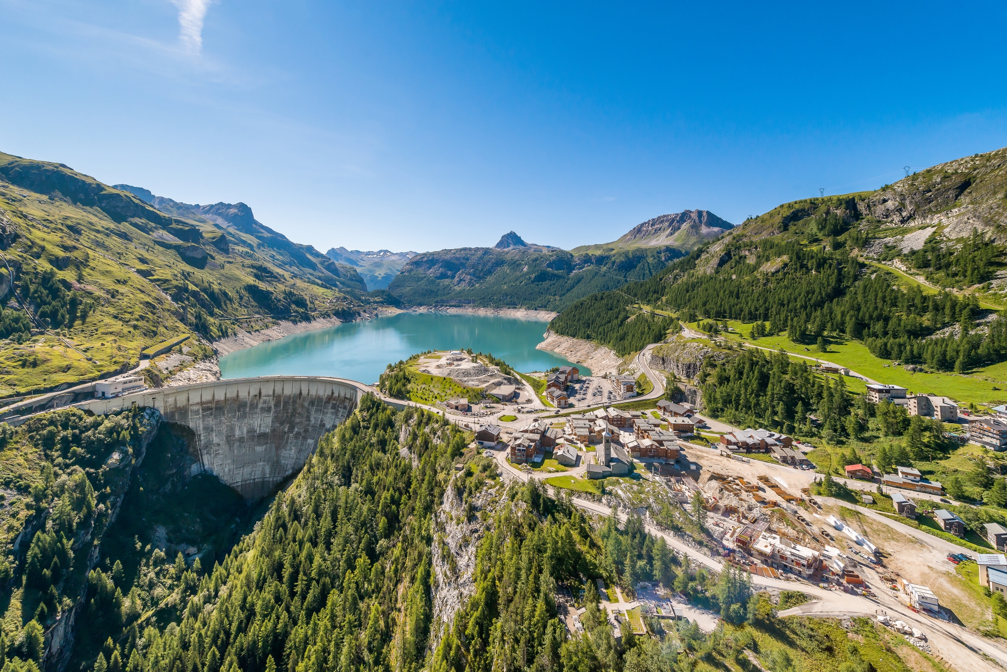 Lac de Tignes et barrage